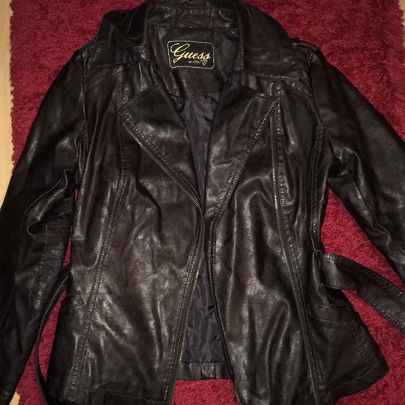 Guess Medium Dark Chocolate Brown Faux Leather - Picture 5 of 8